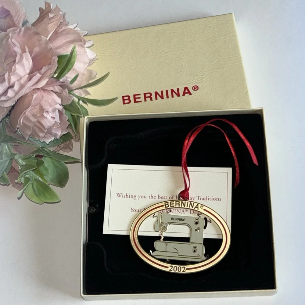 Bernina Holiday Ornament 2002 Sewing Machine Ornament Bernina Sewing Machine
